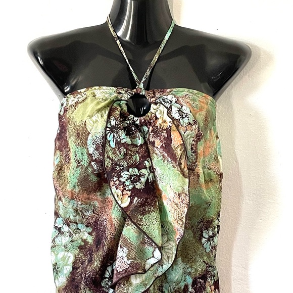 Lane Bryant asimetric cover up/halter top - Picture 3 of 5